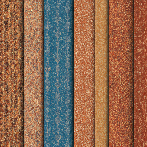 Abstract golden patterns